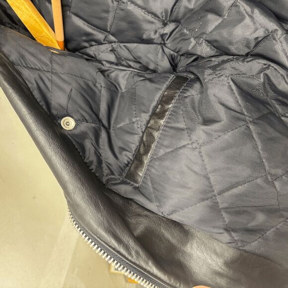 Vintage Harley Davidson Womens Medium Heavy Leather Motorcycle Riding Jacket 80s - Picture 6 of 14